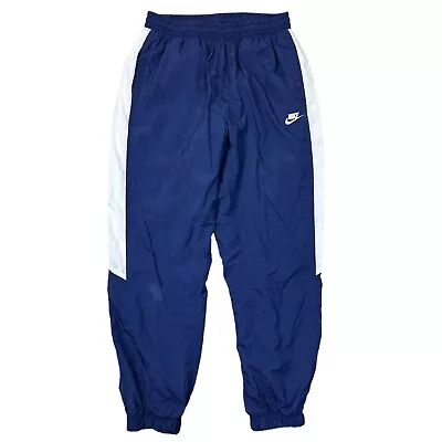 Nike Tracksuit Bottoms Pants Cuffed Retro Y2K 00s Blue Mens XL • £24.99