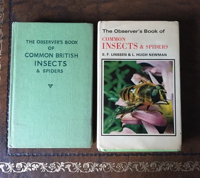 £4.99 • Buy Observers Book Of Common British Insects & Spiders X 2 