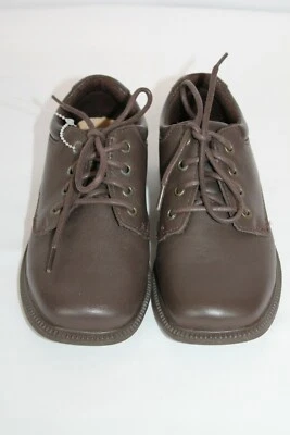 £17.99 • Buy Clarks Brown Leather Dress School Shoes Deaton Laced NEW