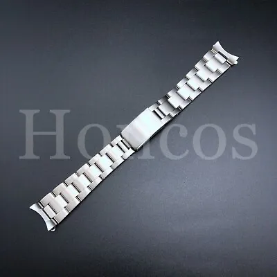 $24.99 • Buy 19mm Oyster Watch Band Solid Stainless Steel Bracelet Fits For 78350 Rolex Date
