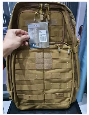 5.11 Tactical Rush 24 Backpack FDE - New With Tags ! FAST FREE SHIP FROM USA • $119