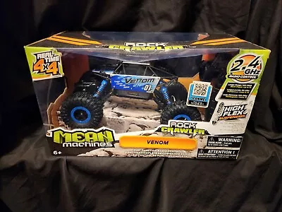 NKOK Mean Machines 1:16 2.4GHz RC Rock Crawler Venom (Blue) Brand New In The Box • $20