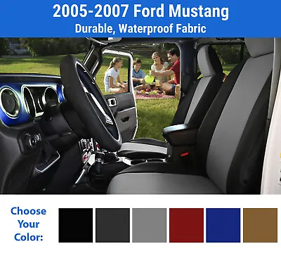 Genuine Neoprene Seat Covers For 2005-2007 Ford Mustang • $259