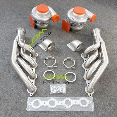 LS Turbo Kits .80.81 + Manifold +T3 T4 To 3.0  V Band Elbows For V8 LS1 LS2 5.3L • $742.59