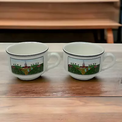 Vintage Villeroy & Boch Naif Tea Coffee Cup And Laplau Farm Scene Mallard Duck • $19.97