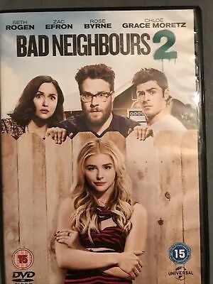 Bad Neighbours 2 DVD (2016) Chloë Moretz Stoller (DIR) Cert 15 Amazing Value • £2.79