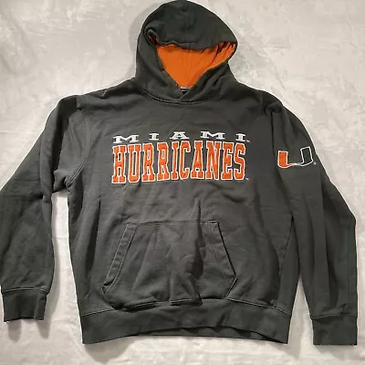 Miami Hurricanes U Stadium Athletics Hoodie Sweatshirt Green Adult Medium VGUC* • $18.99