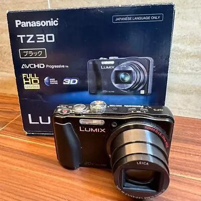 Panasonic Lumix DMC-TZ30-K Black Digital Camera 20X Optical Used Japan N47 • $230