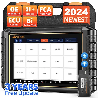 FOXWELL NT909 PRO Bidirectional Car OBD2 Scanner Diagnostic Tool ECU Key Coding • $699