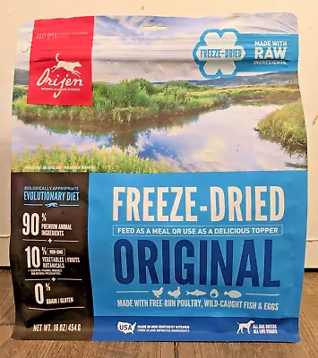 $36.89 • Buy ORIJEN Original Recipe Grain Free High Protein Premium Raw Poultry Freeze Dried 