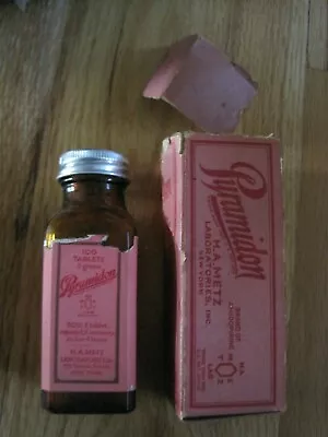 Pyramidon Medicine Bottle W/ Box • $12.97