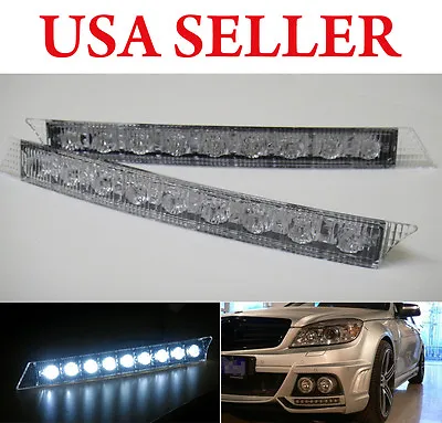 9-LED Daytime Running Light DRL Daylight Kit Fog Lamp For Nissan BMW BENZ AUDI • $18.99