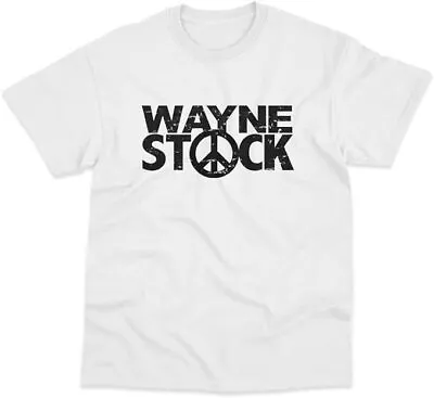 Postees Wayne'S World Inspired Wayne Stock T-Shirt • $22.99