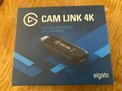Cam Link 4k Elgato For Connecting Camera To Computer Live Stream YouTube • £1.20