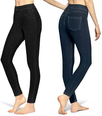 NEW!! Hue Women's Utopia Stretch Slim Fit Pull-On Denim Leggings Variety #15B • $18.39