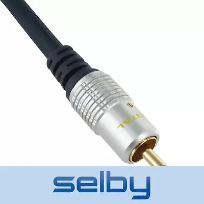 5m Single RCA Cable For Subwoofer Or Digital Coaxial Audio Or Composite Video • $13.95