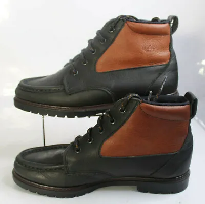 Munro Sport Womens 6M Trek Black Cognac Waterproof Leather Ankle Boots M677243 • $29.99