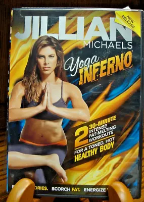 Jillian Michaels: Yoga Inferno (DVD 2013) Two 30 Min Workouts~Fat-Melt/Tone  U15 • $7.35