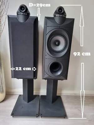 Wharfedale Made In England MODUS FOUR Speakers + Heavy Duty Stands Included. • $280