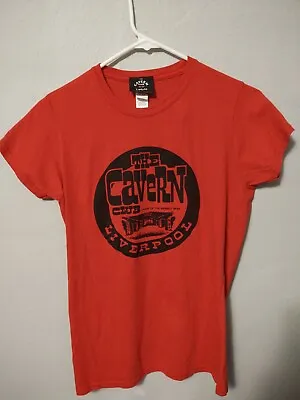 The CAVERN CLUB T Shirt Liverpool Home Of The Mersey Beat Woman's Large L Red • $24