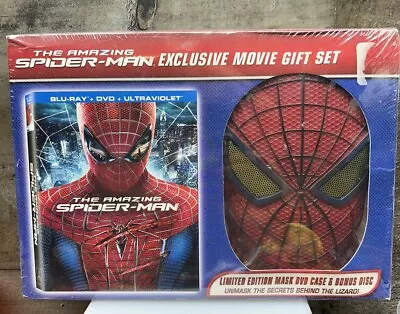 The Amazing Spider-Man Blu Ray DVD Exclusive Gift Set Mask Case Sealed • $19.95