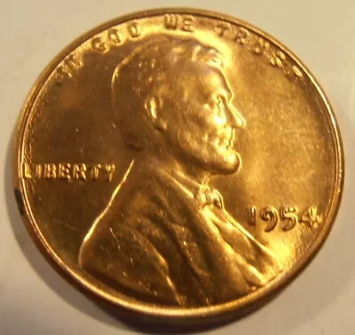 1954 P LINCOLN CENT - BU From A Nice Roll • $3.95