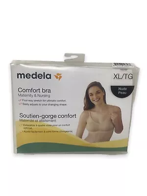 Medela Comfort Bra Maternity & Nursing Nude XL Soft Cotton For Comfort 1460X6P • $19.99