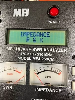 MFJ-259CM 470 KHz -230MHz SWR Antenna Analyser • £50