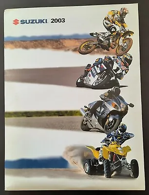 Vintage Media Press Kit 2003 Team Suzuki GSXR Superbike Mladin Yates Spies AMA • $24.95