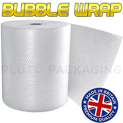 BUBBLE WRAP ROLLS SMALL LARGE (300mm 500mm 750mm) - FREE UK NEXT DAY DELIVERY • £9.98