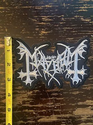 Mayhem - (Embroidered Iron On Patch) Band Punk/Rock/Heavy Metal Music • $4.99