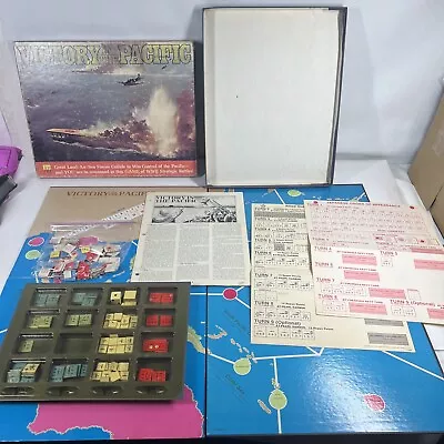 Vintage Avalon Hill VICTORY IN THE PACIFIC 1977 Board Game Punched EXX Complete+ • $39.89