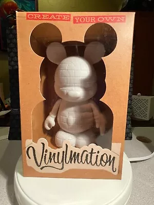 Disney Vinylmation Create Your Own Blank White New In Box Hard To Find Custom 9  • $90