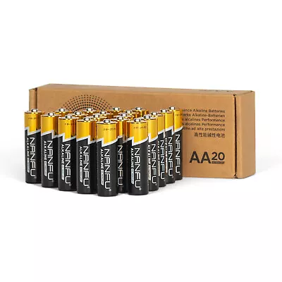 NANFU AA Batteries 1.5V Alkaline 1300mAh Double-A Batteries Leak-Proof Design • $16.19