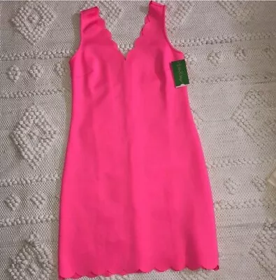 NWT Lilly Pulitzer Pink Scallop Sleeveless Dress X-Small • $65