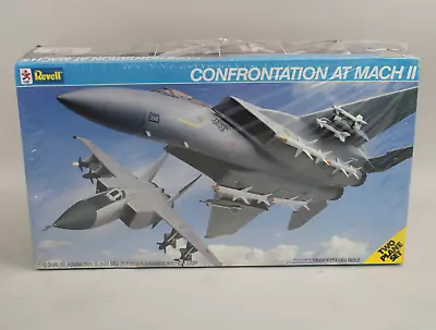 NOS VTG 1985 Revell Confrontation At Mach II F-15 & MiG-25 1/48 Model Kit #4764 • $59.99
