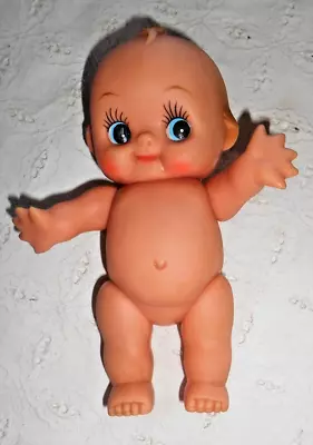 Vintage Kewpie Baby Doll Blue Eyes Starfish Hands Vinyl Made In Taiwan • $14.99