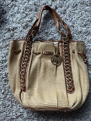 Pre Owned Michael Kors Large Straw Woven Bag  • $15