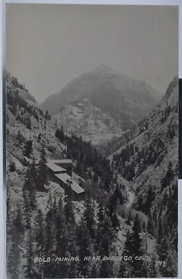 Vintage Postcard - Gold Mining Near Duran Co Colorado - Aerial View • $9.99