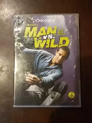 Man Vs. Wild With Bear Grylss Season 3 ( 3 DVD Set) • $12