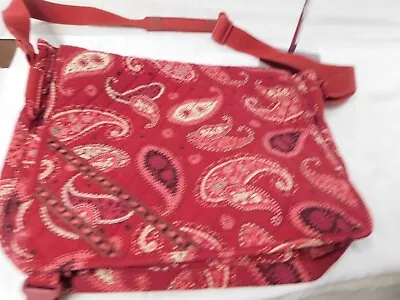 Vera Bradley Large Mailbag Crossbody Mesa Red GUC • $6.39