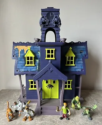 Scooby Doo Goo Crew Mystery Mansion With Goo Turret (no Goo) And 6 Figures • $75
