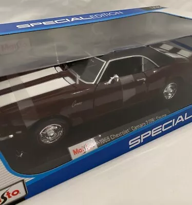 Maisto 1968 Chevy Camaro Z/28 Copper/Black Special Edition 1:18 Die Cast NEW • $35