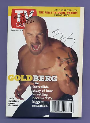 TV Guide #2384 Vol 46 No 49 1998 WWF Goldberg 1 Of 4 Covers K • $7.19