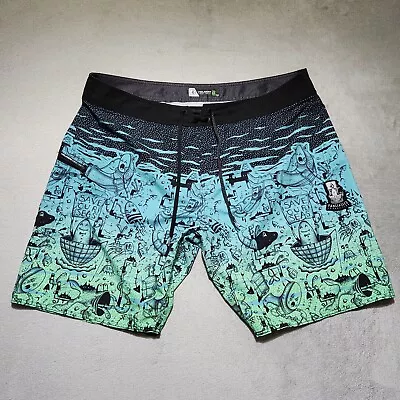 Volcom Mod Tech Swimwear Board Shorts Trunks Men's 40 Pangeaseed Foundation • $19.98