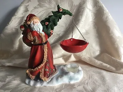Yankee Candle “Olde World Santa” Hanging Burner From USA • £49.99