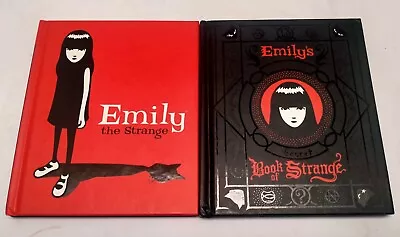 EMILY THE STRANGE & Emily's Book Of Strange Hardcover Books By Cosmic Debris  • $49.99