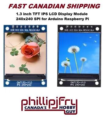 1.3 Inch TFT IPS LCD Display Module 240x240 SPI For Arduino Raspberry Pi ST7789 • $7.26