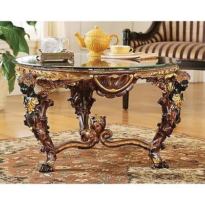 34  Louis XIV French Empire Cocktail Table Antique Replica Reproduction • $999