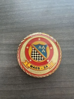 MACS-24 Challenge Coin USMC Marine Air Control Squadron • $9.99